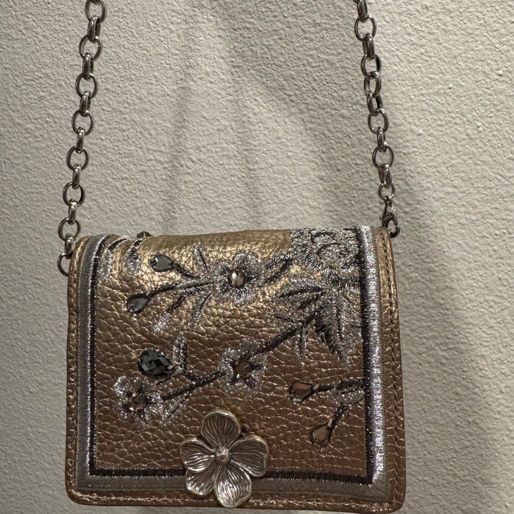 Brighton Metallic Floral Mini Bag - Picture 3 of 10
